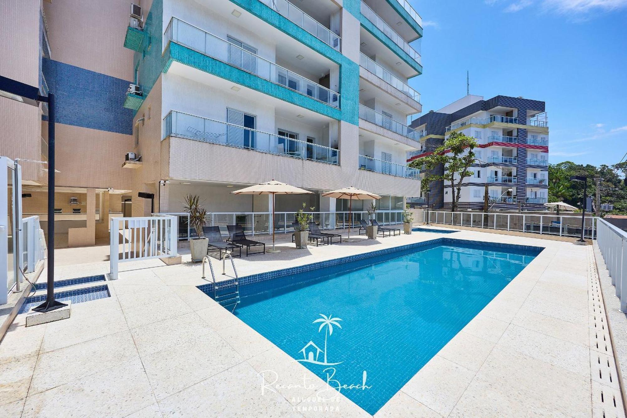 Apto Com Piscina Aquecida Sauna E Churrasqueira Apartment Ubatuba Exterior foto